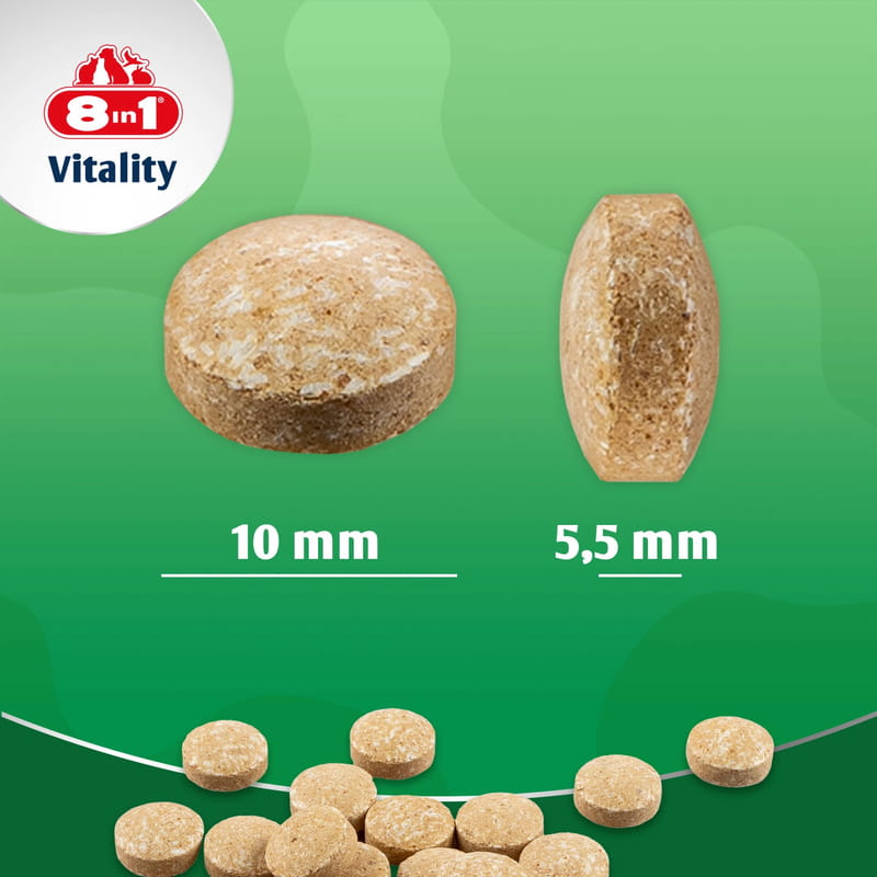 8in1 Vitality tabletki Deter Witaminy dla psów przeciw koprofagii 100 tabletek 5.jpg